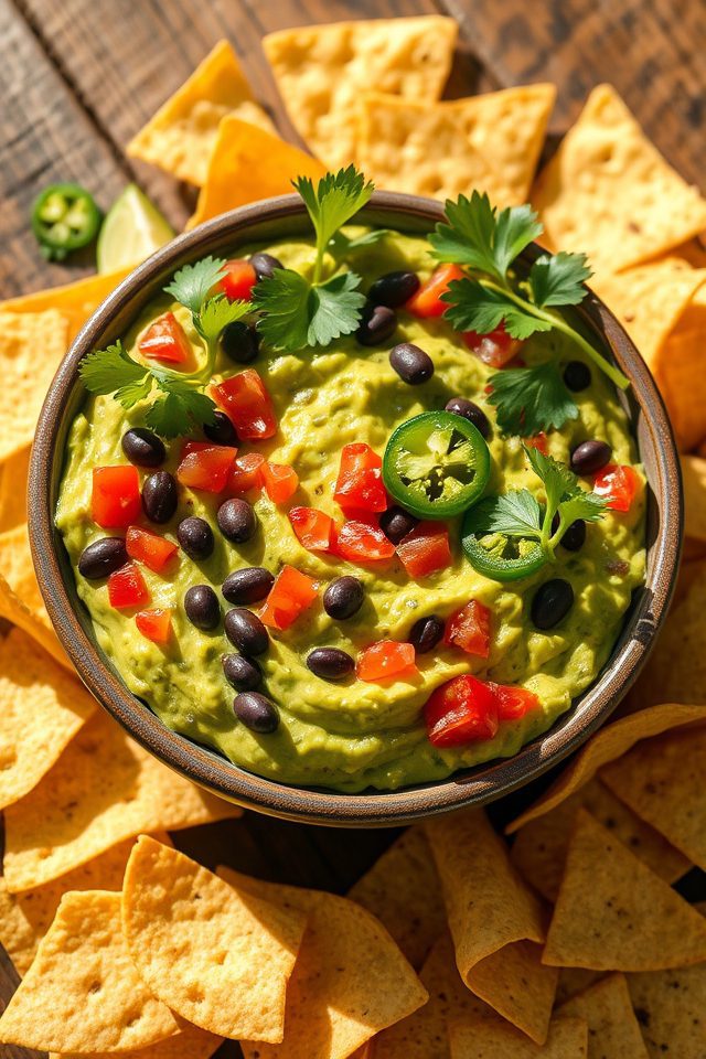 black bean avocado dip