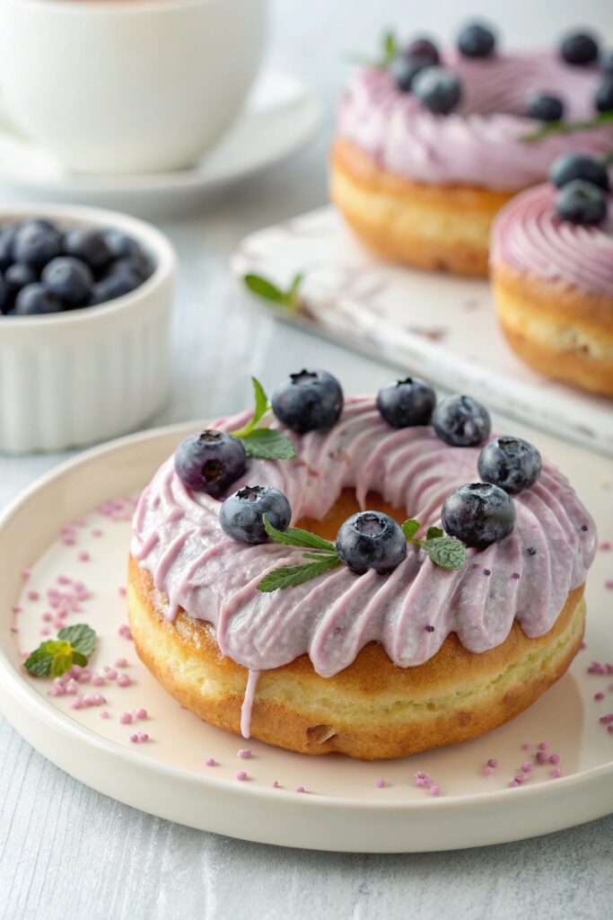 blueberry cream filled delight