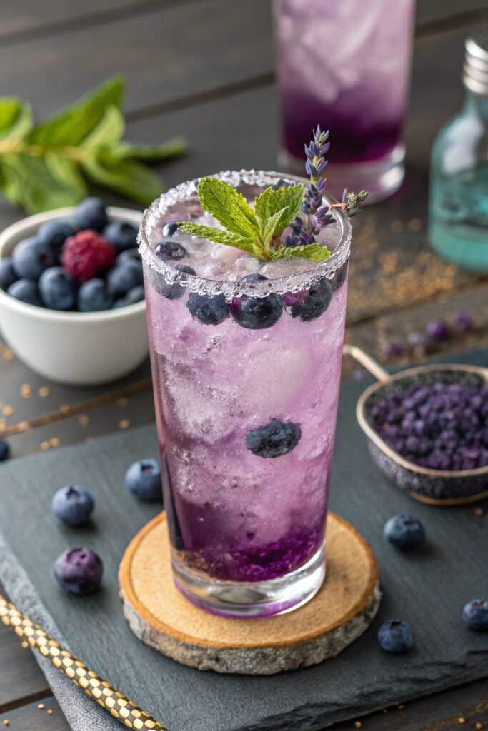 Blueberry Lavender Collins
