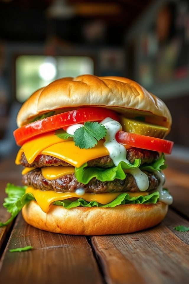 bold flavorful burger experience