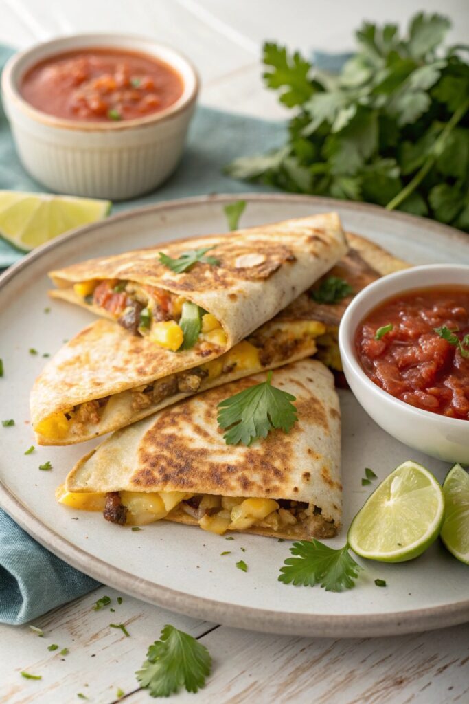 delicious breakfast quesadillas recipe