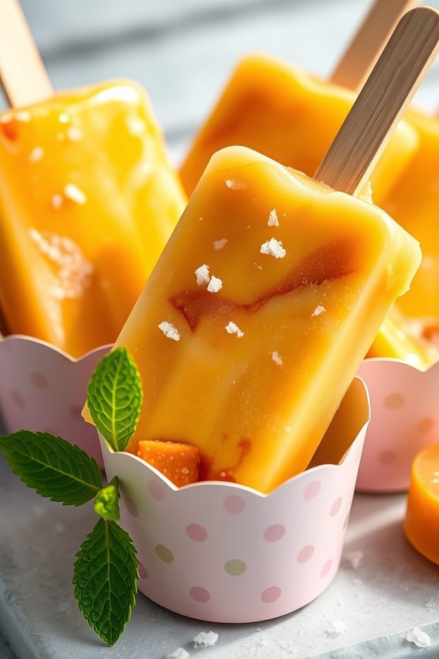 butterscotch pudding creamy popsicles