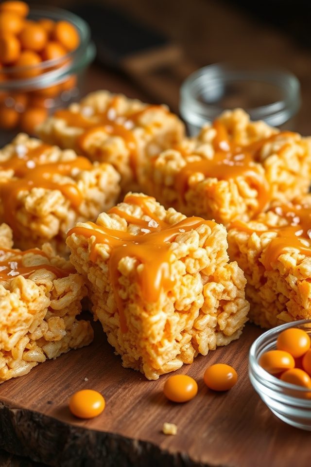 butterscotch rice crispy treats