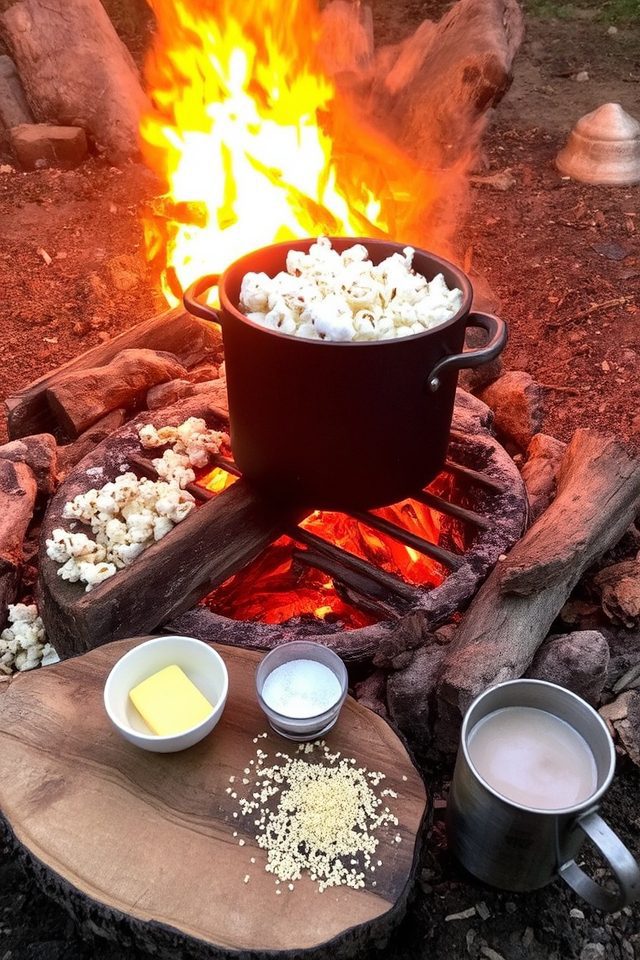 campfire popcorn treat essentials