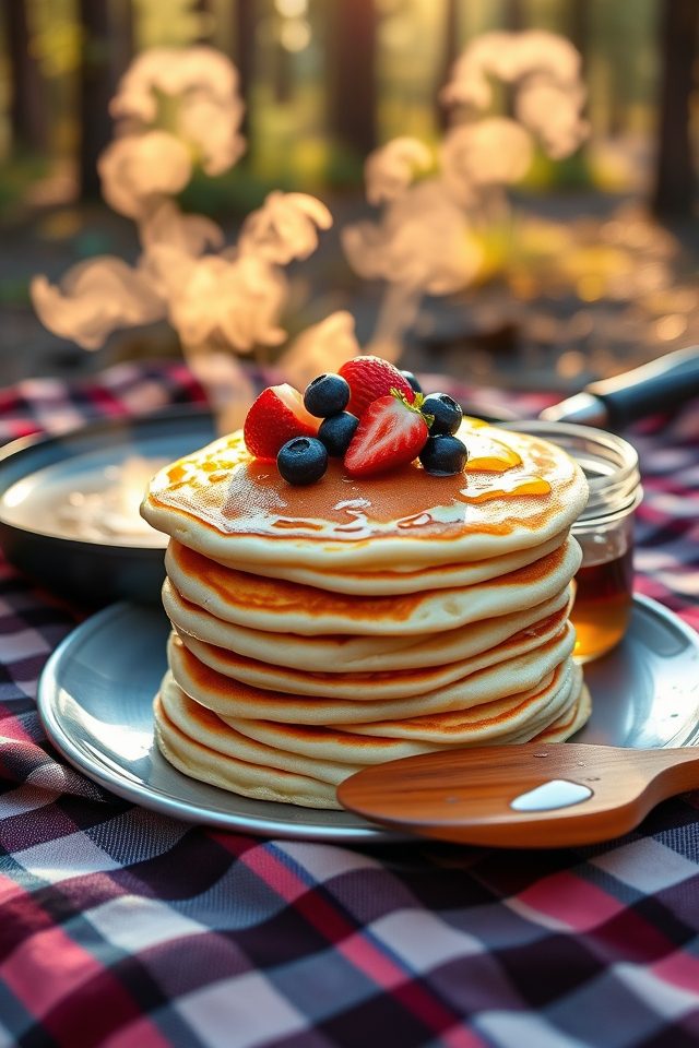 camping breakfast pancakes recipe