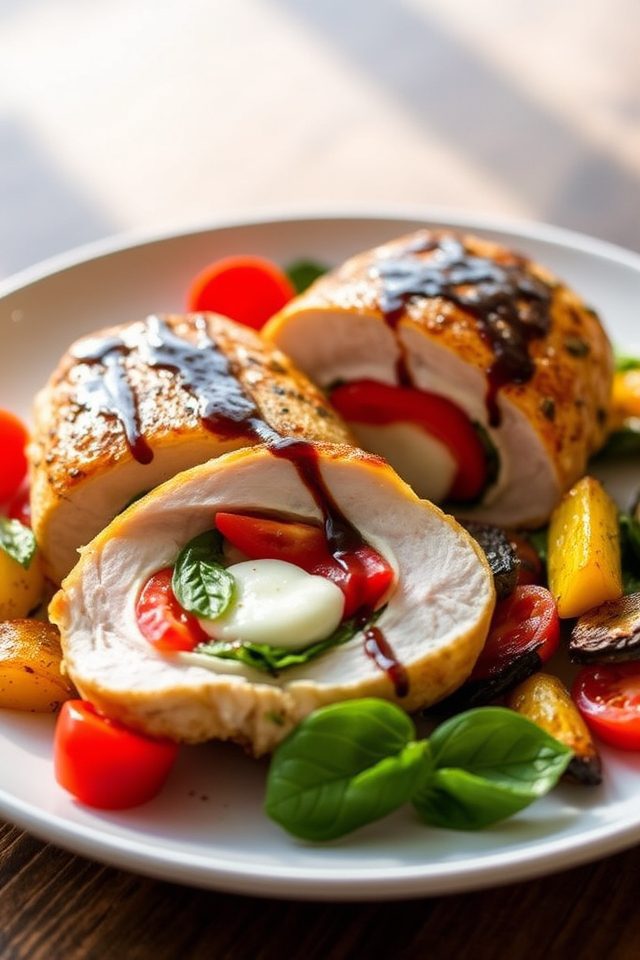caprese stuffed chicken recipe