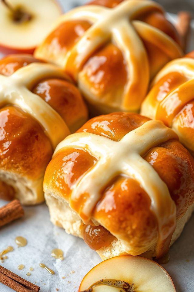caramel apple spiced buns