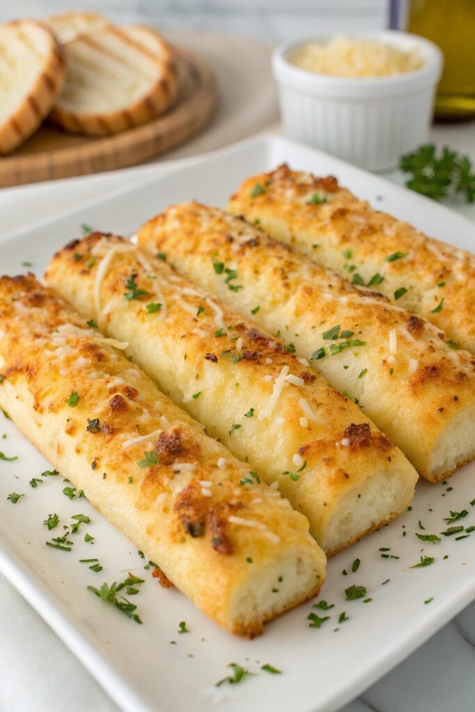 cheesy garlic breadsticks recipe