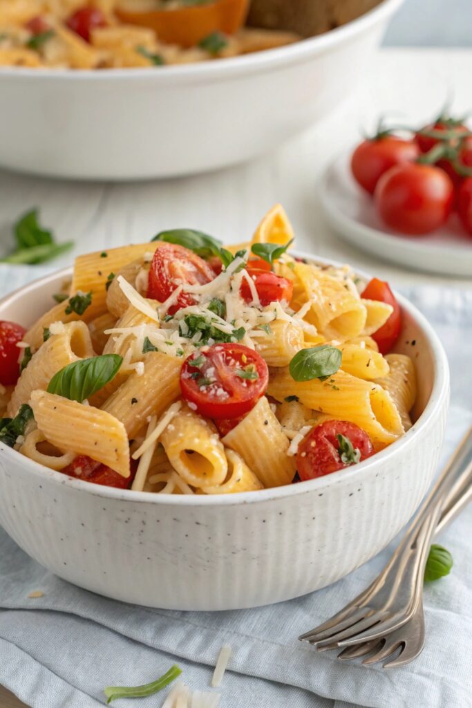 cheesy pasta salad recipe