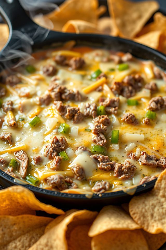 cheesy beef dip appetizer