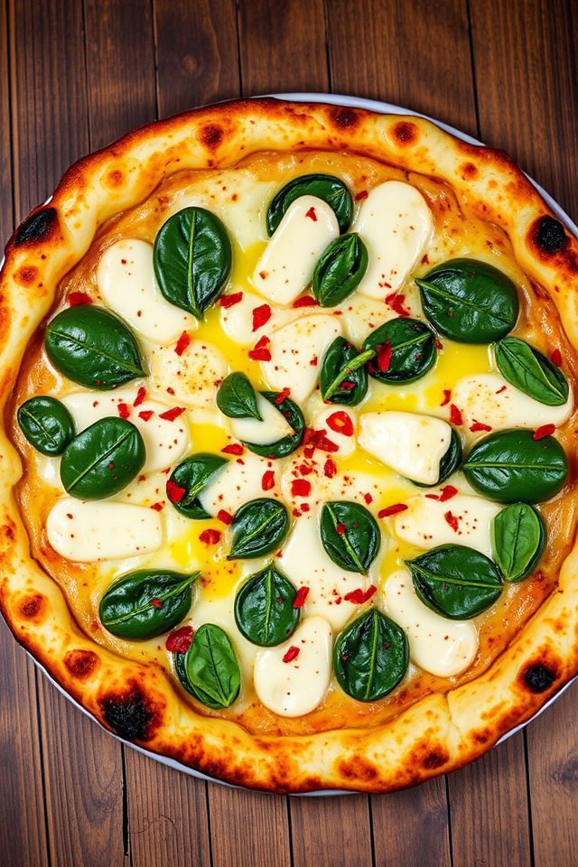 cheesy spinach artichoke delight