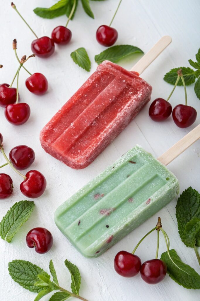 cherry mint popsicle recipe