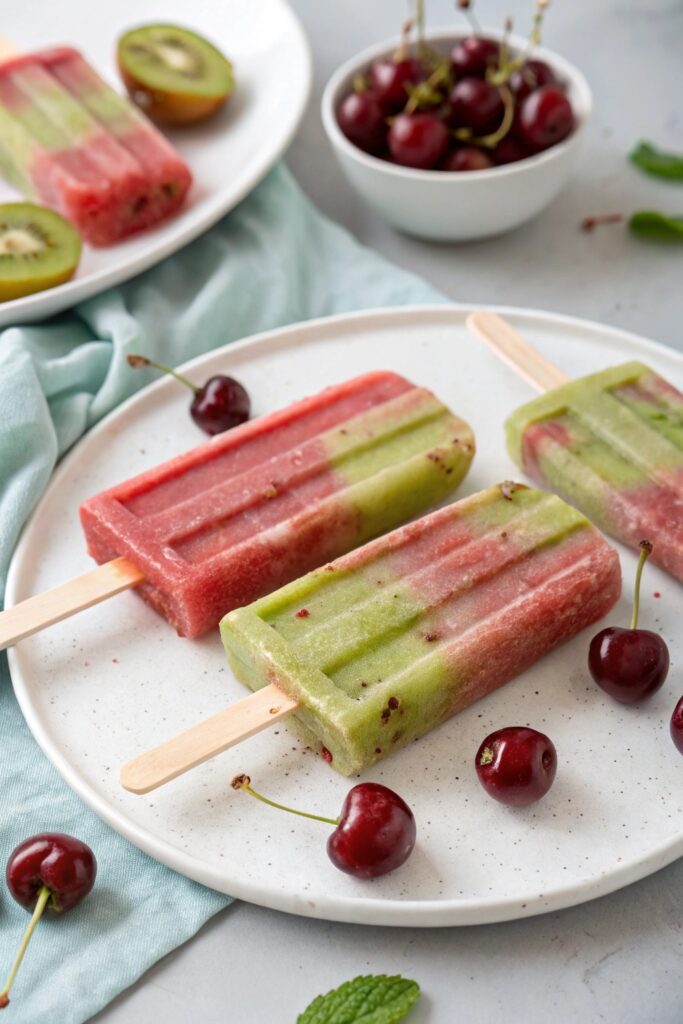 cherry green tea delight