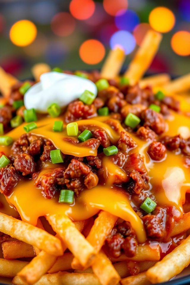 chili cheese fries delight