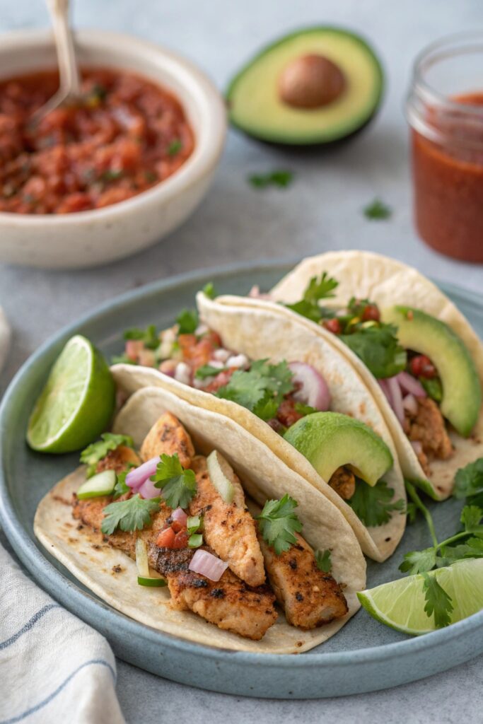 Chipotle Lime Chicken Tacos