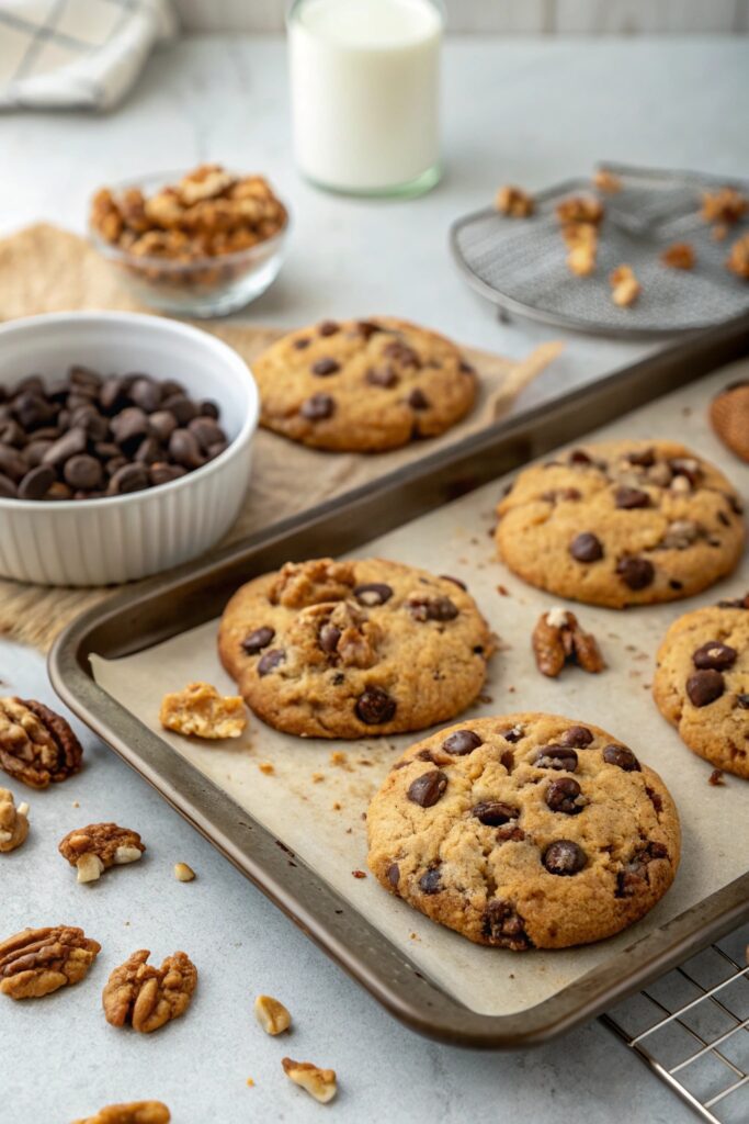 Chocolate Chip Cookies With Walnuts