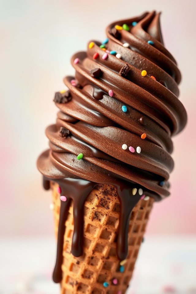 chocolate brownie ice cream delight