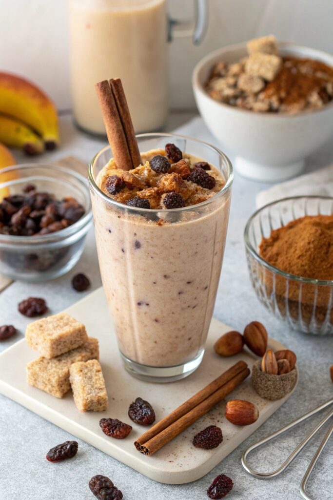 cinnamon raisin bread smoothie