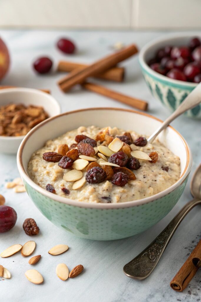 cinnamon raisin overnight oats