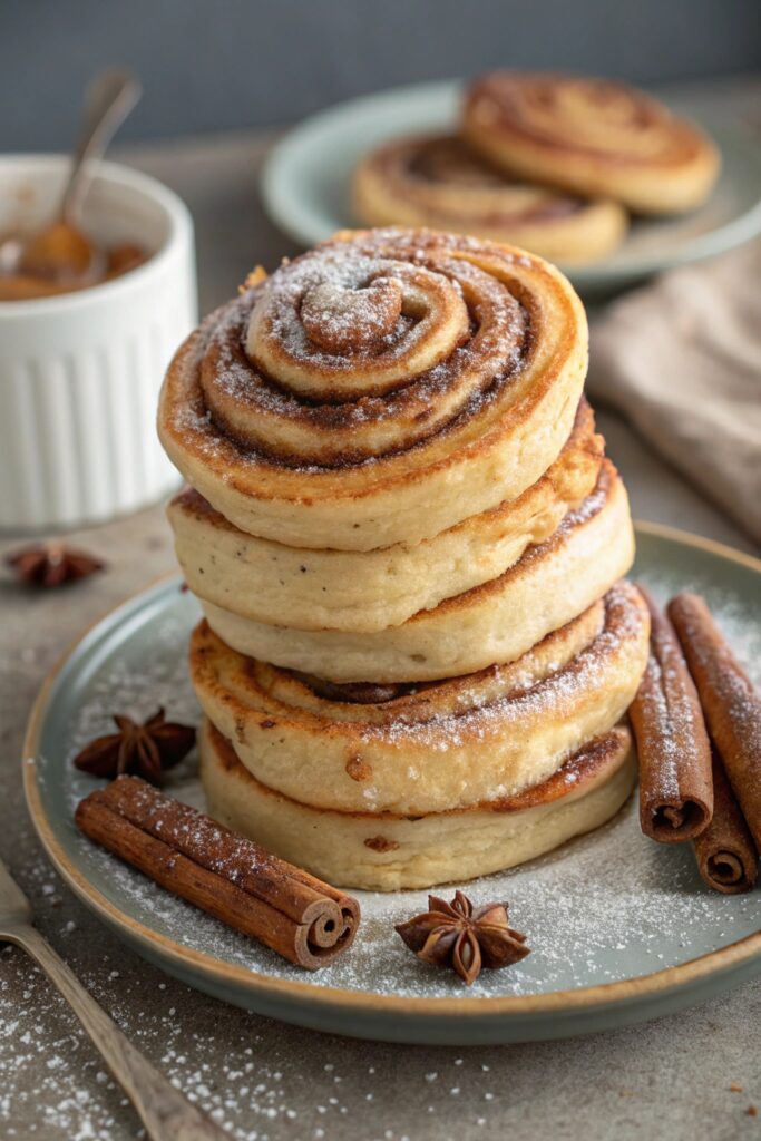 cinnamon roll pancake delight
