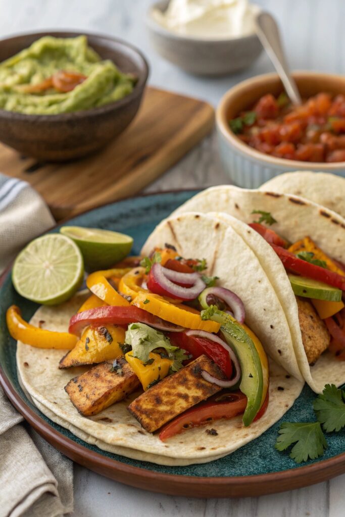 citrus tofu fajitas recipe