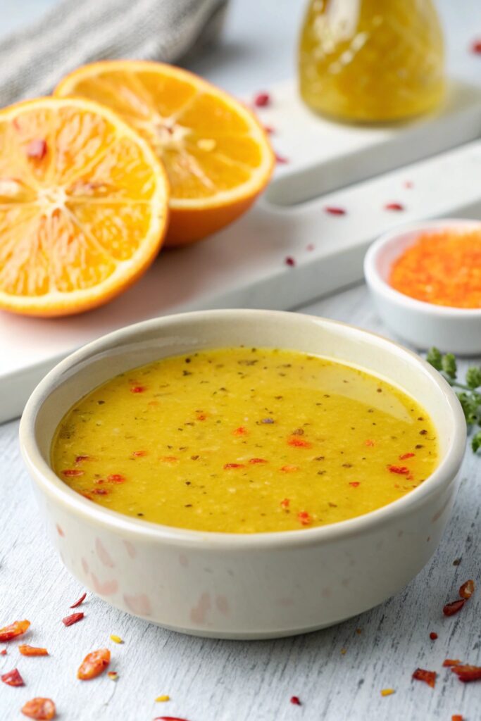 zesty citrus mustard dressing