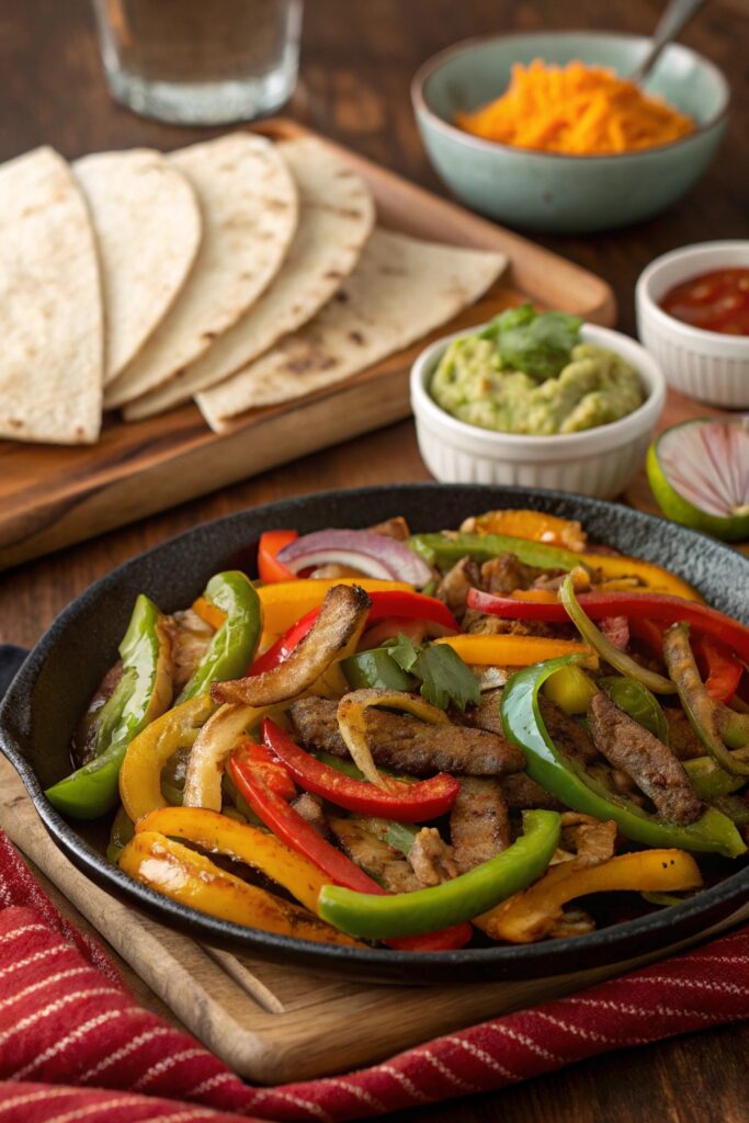 vibrant vegetable fajitas delight