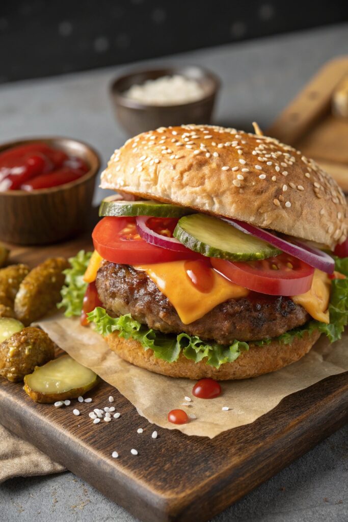 customizable burger bar experience