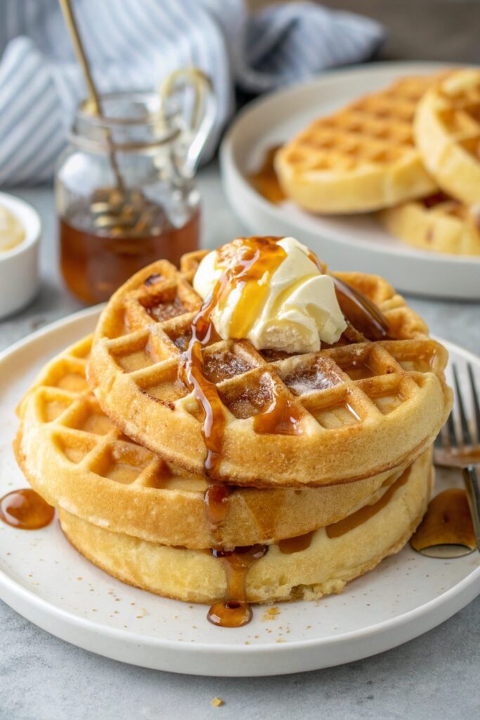 fluffy buttermilk waffle delight