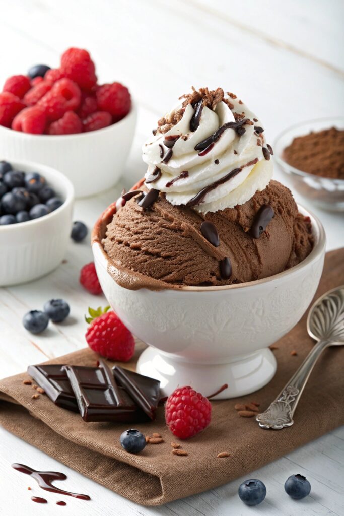 rich creamy chocolate custard