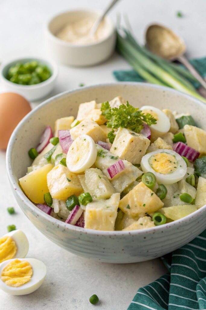 creamy tangy potato salad