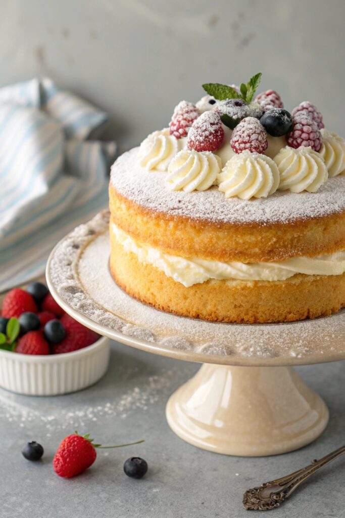 light and airy dessert