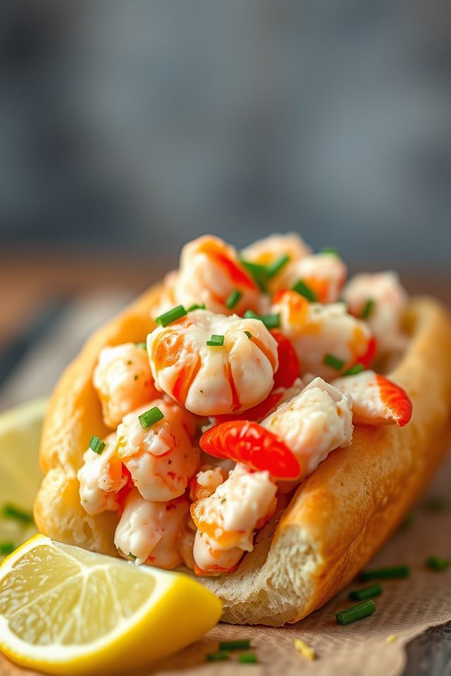 classic seafood sandwich delight