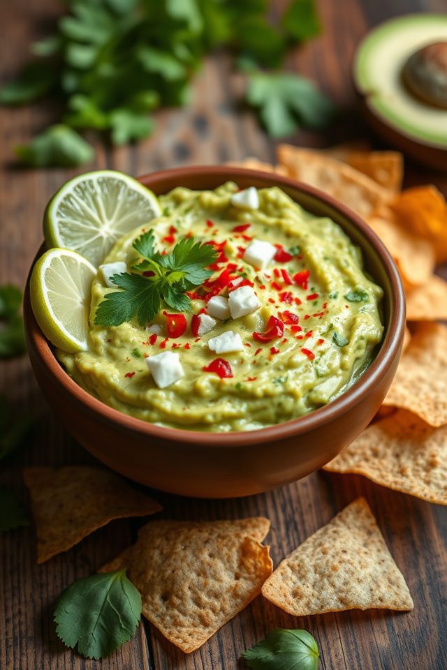 coconut infused guacamole delight