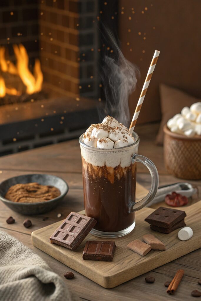 coffee infused s mores delight