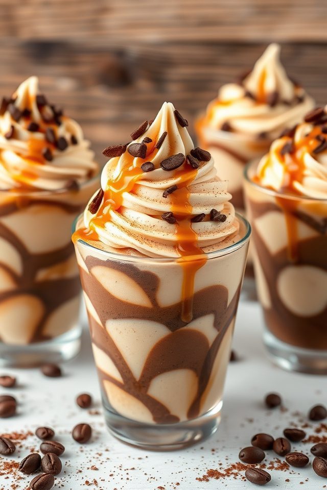 coffee ice cream dessert cups