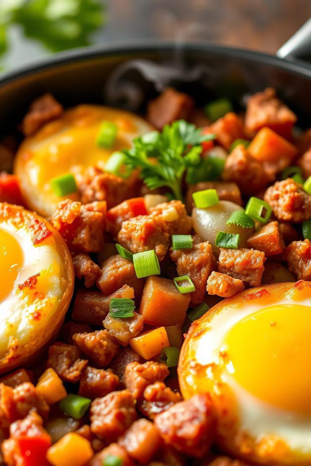 corned beef hash muffins