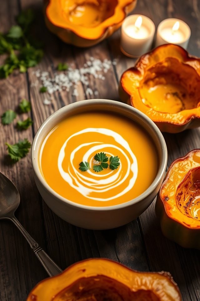 creamy autumn squash soup