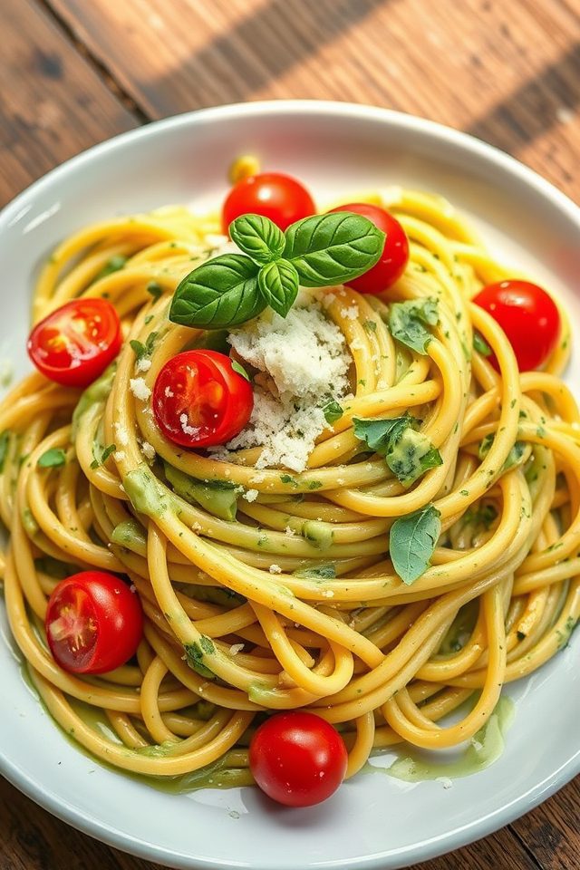 creamy avocado pasta delight