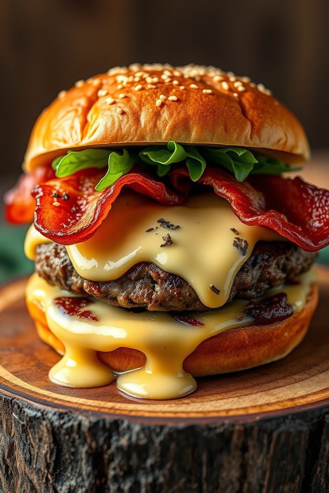 creamy cheese crispy bacon