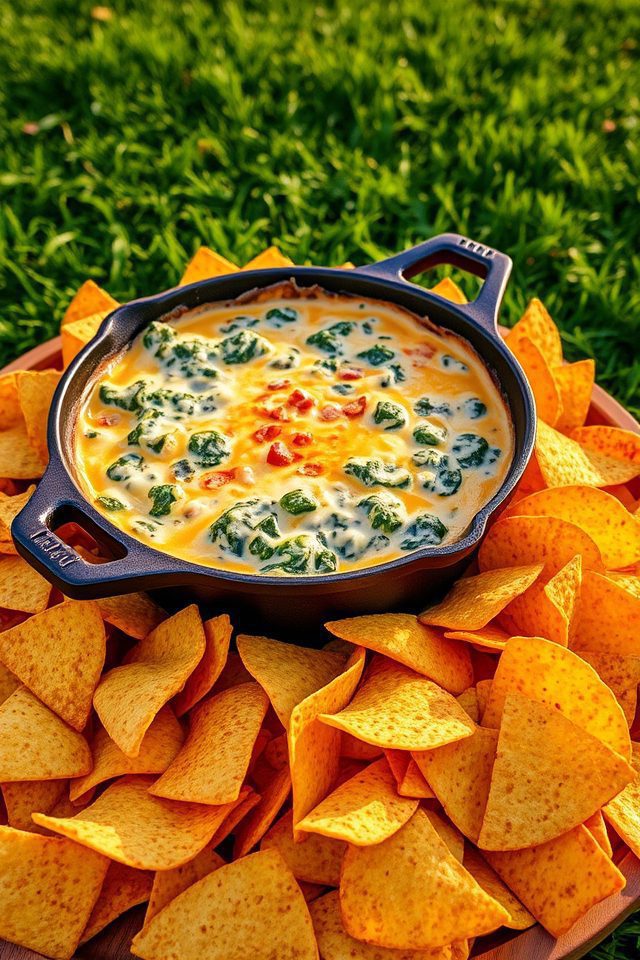 creamy spinach artichoke dip