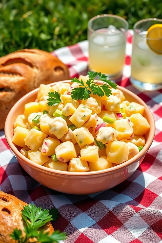 creamy tangy potato salad