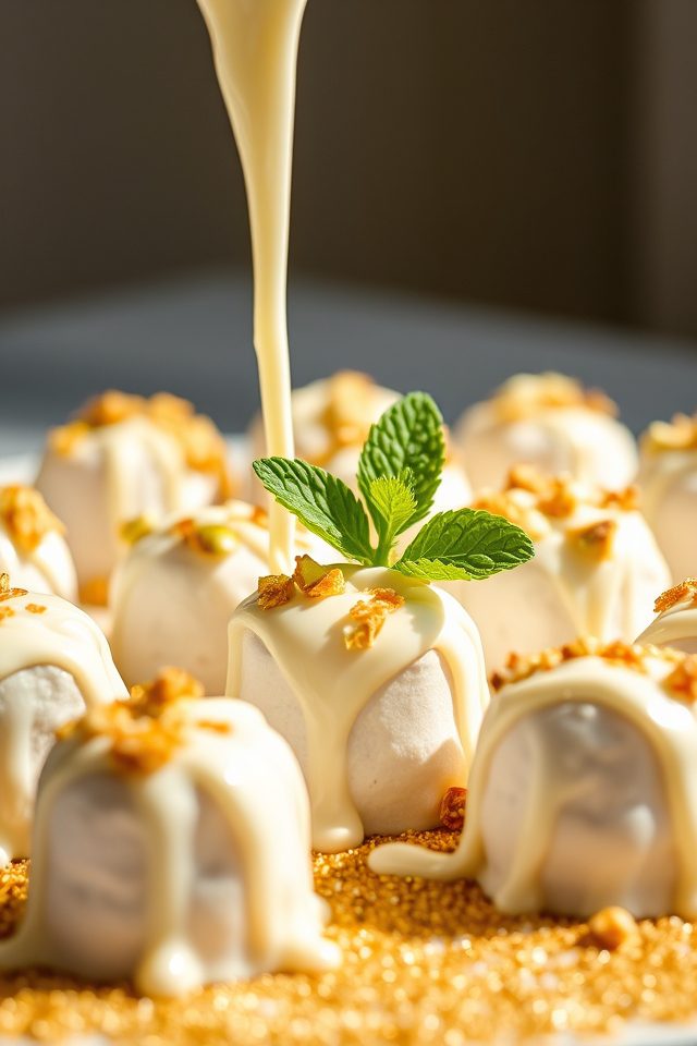 creamy white chocolate treats