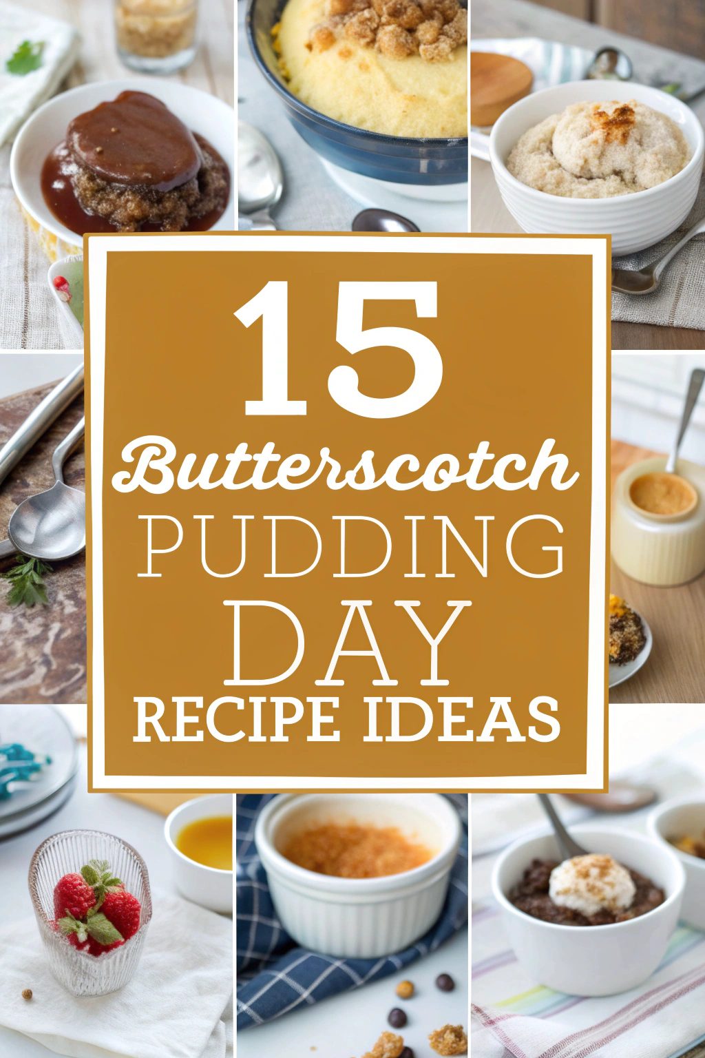 15 Butterscotch Pudding Day Recipe Ideas