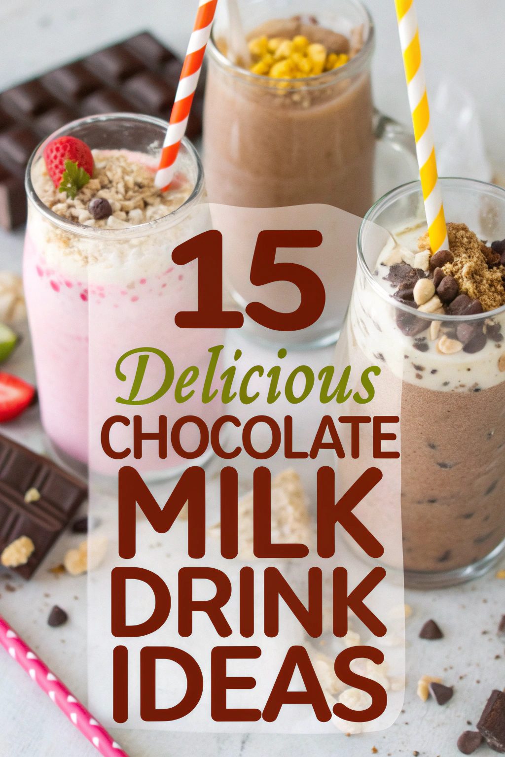 15 Delicious Chocolate Milk Drink Ideas