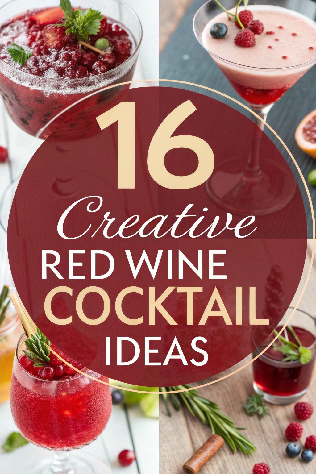 Creative Red Wine Cocktail Ideas for National Red Wine Day