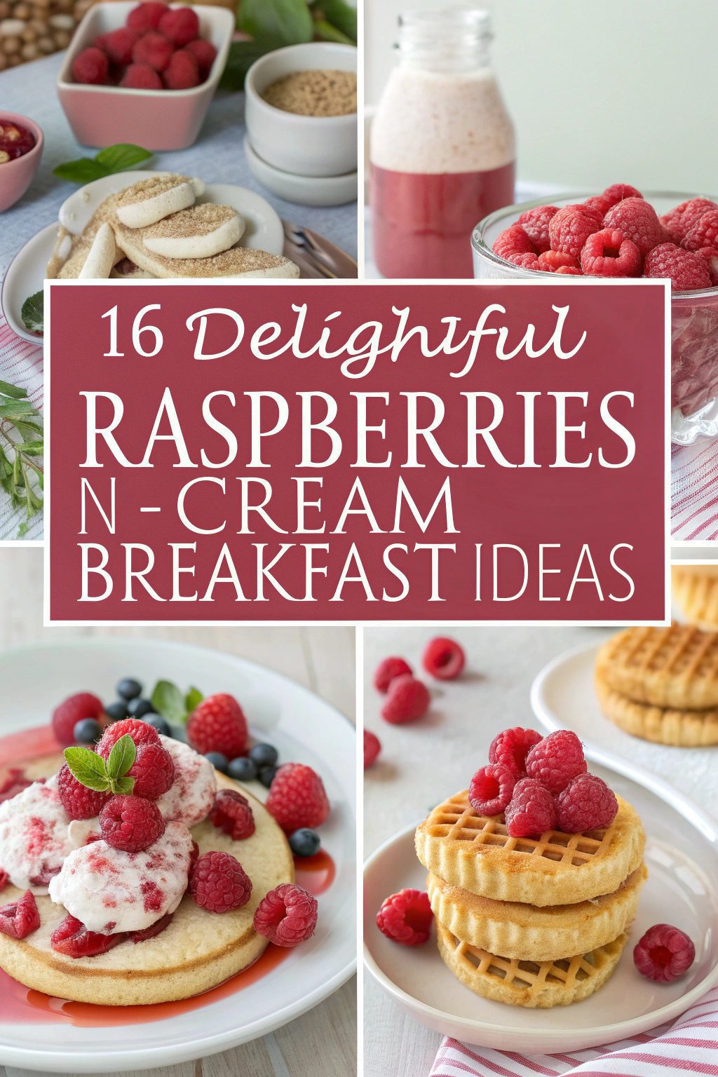Delightful Raspberries N’ Cream Breakfast Ideas for National Raspberries N’