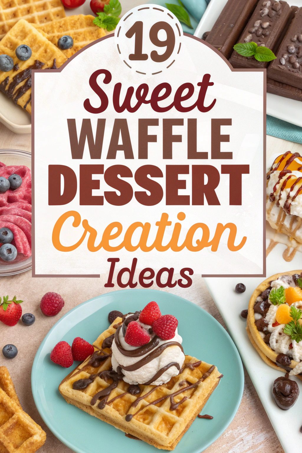 Sweet Waffle Dessert Creation Ideas