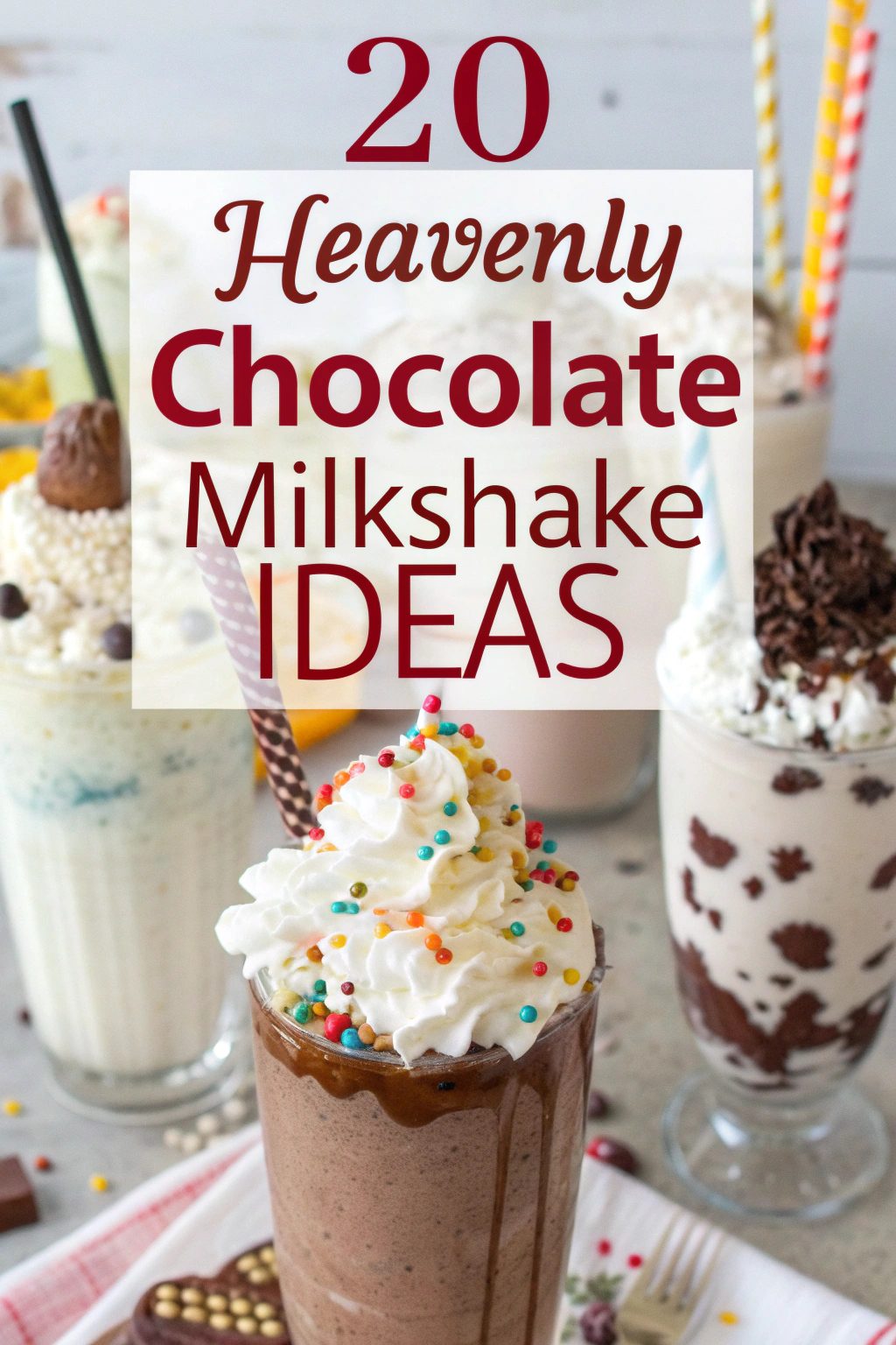 20 Heavenly Chocolate Milkshake Ideas