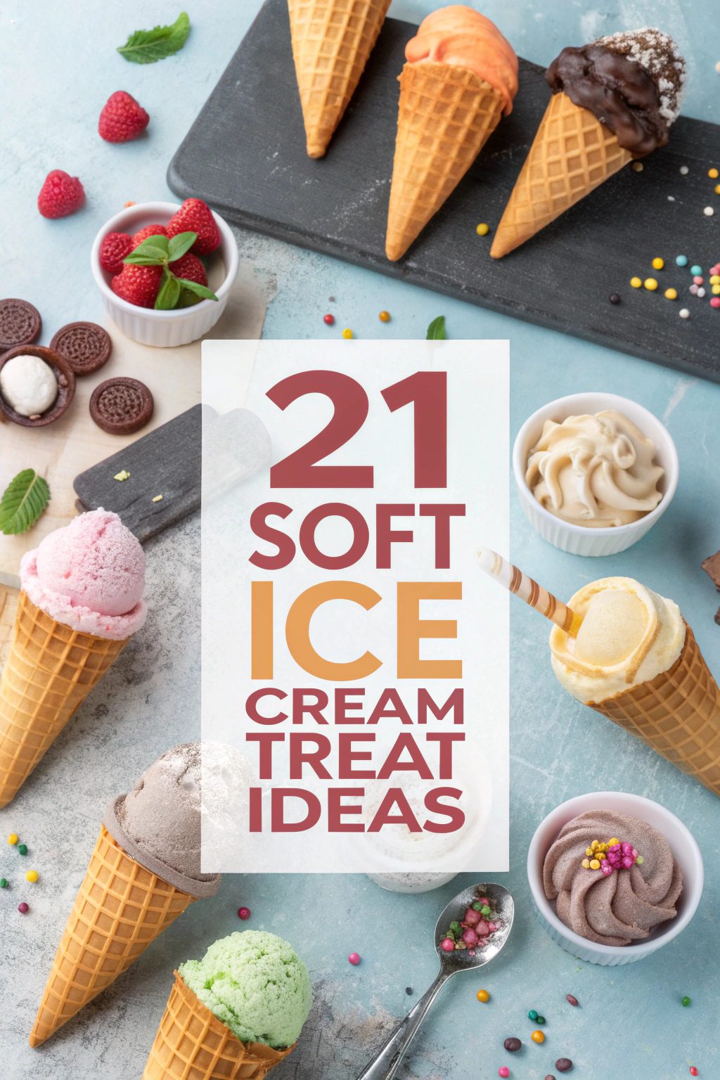 Soft Ice Cream Treat Ideas for National Soft Ice Cream Day